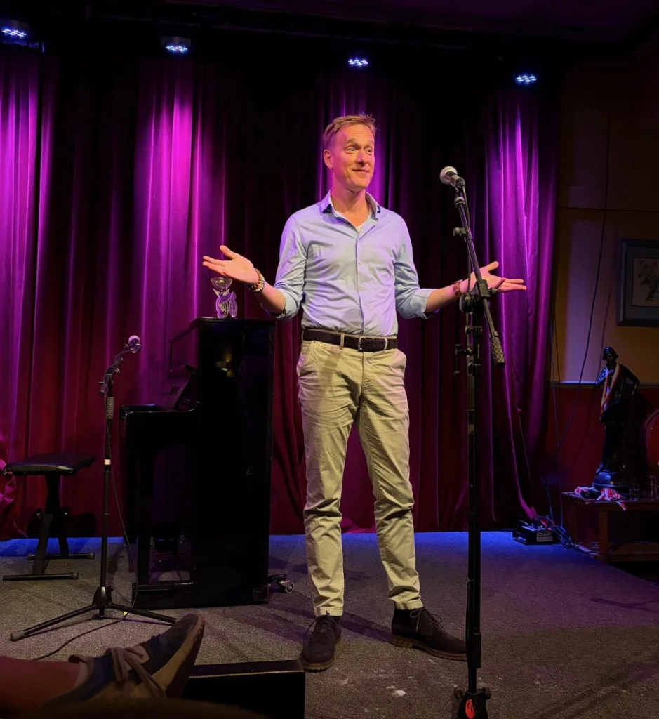 Spreker storytelling presentatie
